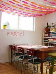 streamer party decorations