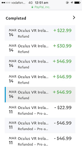 Check spelling or type a new query. After Finally Getting My Refunds From Oculus This Shows Up In My Paypal But Nothing Has Changed In My Paypal Or Bank Balance It Got Credited To My Debit Card Does Anyone
