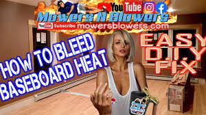 HOW TO BLEED BASEBOARD HEATER RADIATOR* AIR IN THE SYSTEM DIY EASY FIX  FLATHEAD SCREWDRIVER & TOWEL - YouTube