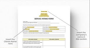 9 free client intake form templates in