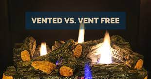 vented and vent free gas logs