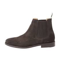 Men new handmade real suede leather shoes chelsea brown boots. Gant Max Chelsea Boot Men Dark Brown At Sport Bittl Shop