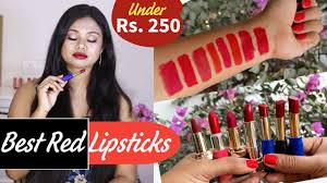 best red lipsticks for indian skin tone