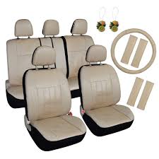 Leather Car Seat Covers Seat Belt Pads