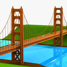Structures to carry a road, path, railway, across river, road, or other obstacle, industry elements in realistic style. Cartoon Bridge 3d Model 15 Obj Unknown Max Fbx 3ds Free3d