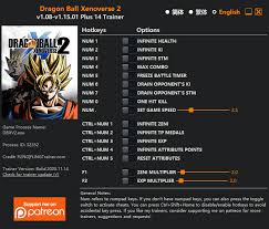 A complete soundtrack replacement for xenoverse 2, using the great bruce faulconer score from the funimation dub of dragon ball z. Dragon Ball Xenoverse 2 Trainer Fling Trainer Pc Game Cheats And Mods