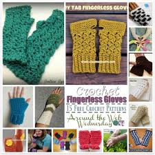 The simple crochet stitch and stitch placement make for an interesting and classic look. Free Crochet Fingerless Gloves Patterns Crochetncrafts