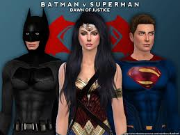 the sims resource batman v superman set