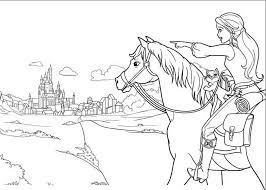 They feel comfortable, interesting, and pleasant to color. Barbie Horse Coloring Page Coloring Home