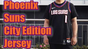 Nwt retro stephon marbury #3 phoenix suns white champion jersey shipping. Nike Phoenix Suns City Edition Swingman Jersey 2019 2020 Devin Booker Youtube