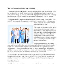 How To Make A Fake Doctors Note Look Real Pdf Docdroid