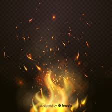 fire sparks effect background theme