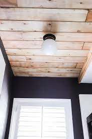 Diy Ceiling Planks From Laminate