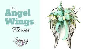 diy angel wings flower swag you