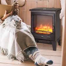 Homcom Electric Heater Safe Fireplace