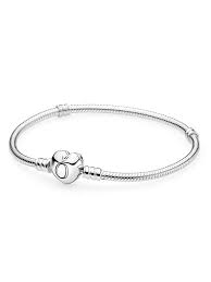 pandora moments silver charm bracelet