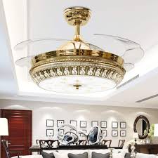 Buy Rs Lighting Led Invisible Ceiling Fan Light 42 Inch For Home Living Room Bedroom Remote Control Electric Fan Lamp Vintage Ceiling Fan Chandelier Gold In Cheap Price On Alibaba Com