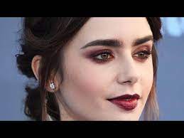 lily collins make up inspired tutorial