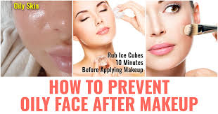 how to prevent an oily face after
