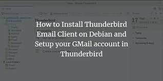 how to install thunderbird email client