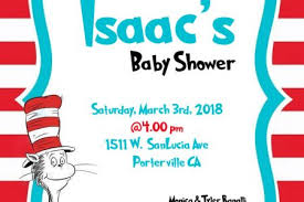 Free Dr Seuss Baby Shower Invitation Psd Template Free