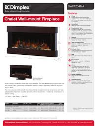Chalet Wall Mount Fireplace Dwf1204ma