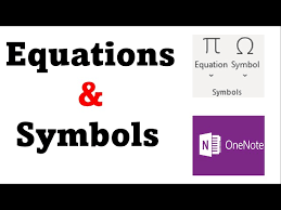 In Onenote Adding Math Equations