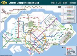 map of singapore transport transport