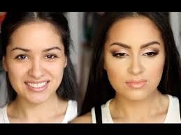 face prom makeup look for small eyes