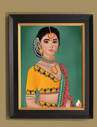 Buy Indian Royal Lady Art Print I
