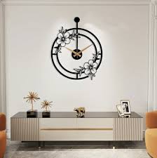 Metal Wall Clock For Living Room