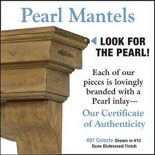 Pearl Mantels Celeste Mantel Shelf 60