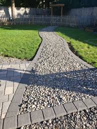 Patio With Gravel Or Paving Stones