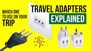 travel adapters and power plugs