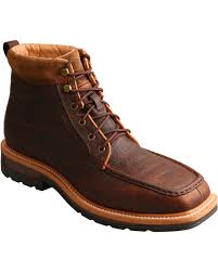 Twisted X Mens Light Work Lacer Waterproof Work Boots Soft Toe