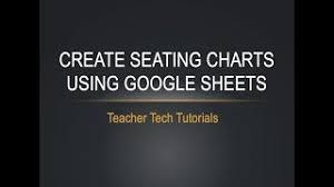 seating charts using google sheets