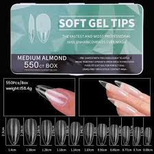 550pcs matte false nail extension tips