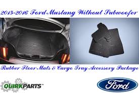 2016 2020 ford mustang rubber all