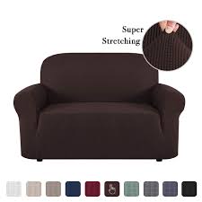 Flamingo P Stretch Sofa Slipcover 1 Piece Sofa Covers For 2 Cushion Couch Slipcovers Machine Washable Sofa Slipcover For Loveseat Jacqaurd Spandex