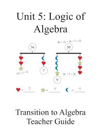 Unit 5 Logic Of Algebra