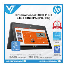 hp chromebook x360 11 g3 touch 2 in 1