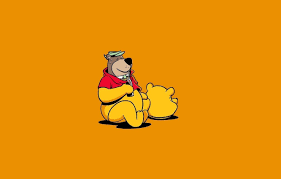 Shop the top 25 most popular 1 at the best prices! Wallpaper Minimalism Humor Bear Art Winnie The Pooh Images For Desktop Section Minimalizm Download