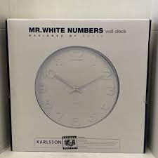 Karlsson White Wall Clocks For