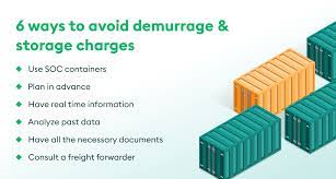 demurrage vs storage charges