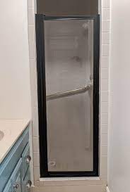 how to paint a shower door frame on the