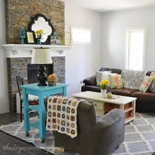 our rustic glam farmhouse living room