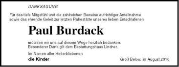 Paul Burdack | Nordkurier Anzeigen