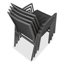 trosa outdoor dining chair black