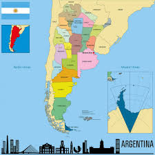 Provincias, capitales modo de juego: Patagonia Argentina Vectores Graficos Imagenes Vectoriales Depositphotos