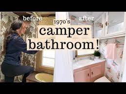 1970 S Camper Bathroom Makeover How